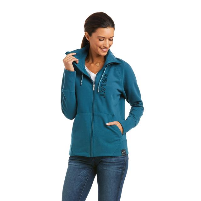 Ariat - Women's Team Logo Full Zip Sweatshirt in Burlington NC