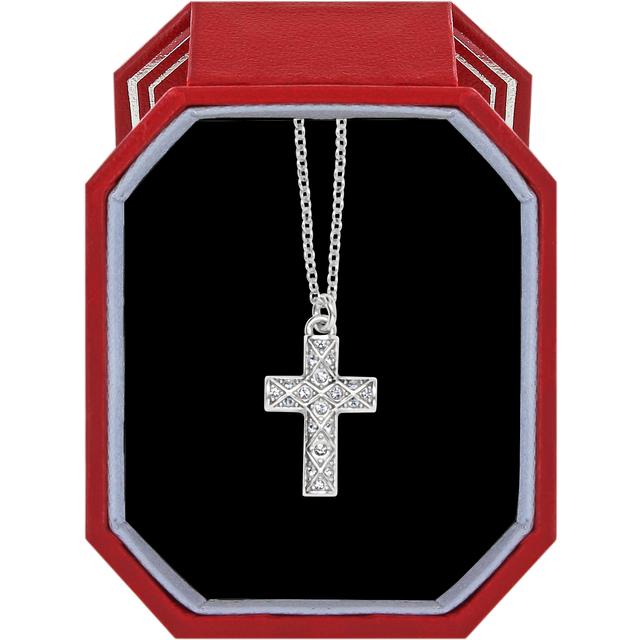 Brighton - Diamond Cross Necklace