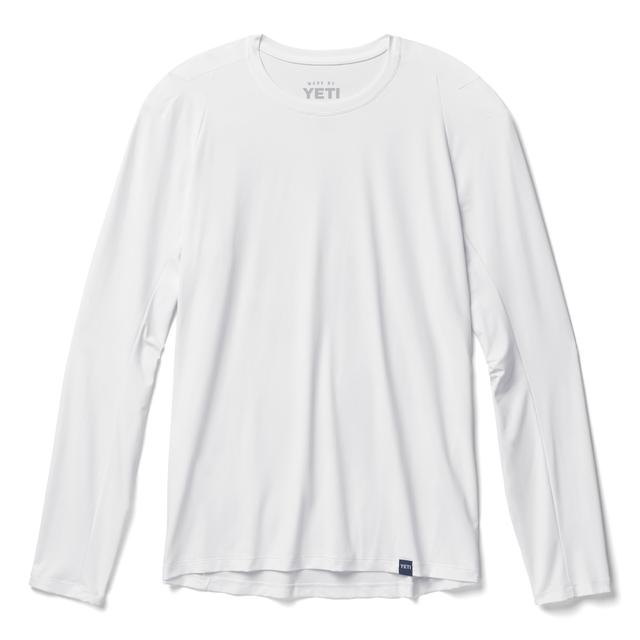 YETI - Crew Neck Long Sleeve Sunshirt - White - XL in Durham NC