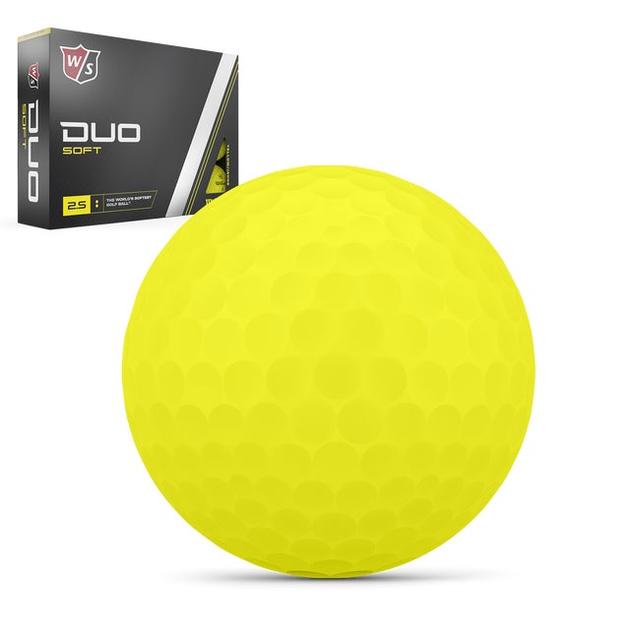 Wilson - Duo Soft Golf Balls - Yellow, Logo in Cincinnati OH