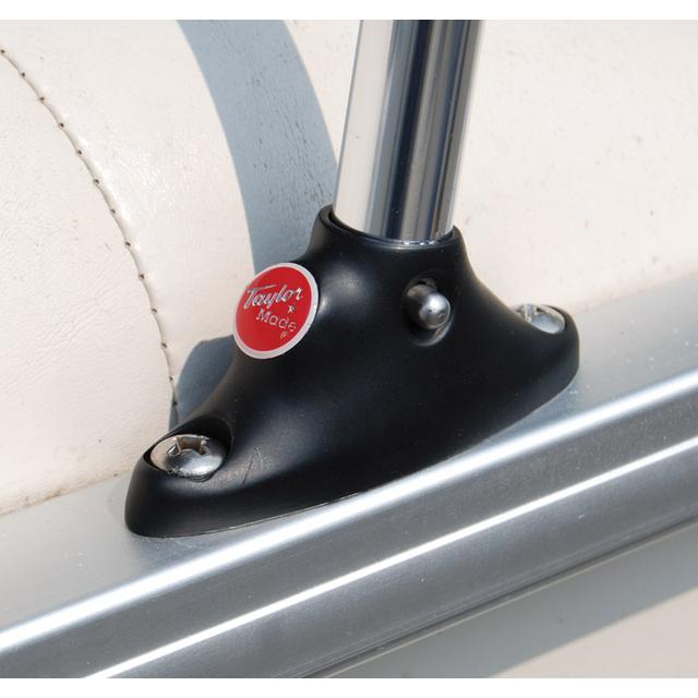 LIPPERT - Taylor Made Pontoon Flag Pole Socket with Flag, 24" with 12"x18" US Flag
