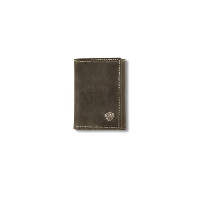 Ariat - Men's Trifold Wallet Logo Suede