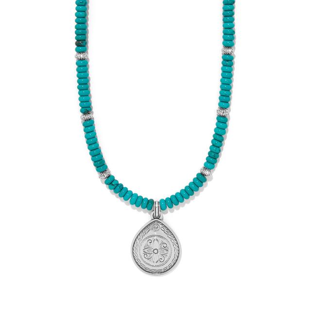 Brighton - Mosaic Turquoise Teardrop Necklace
