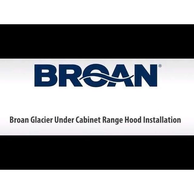 Broan-NuTone - Glacier 36-Inch 300 Max Blower CFM 5 Sones Bisque Range Hood in Elkton KY