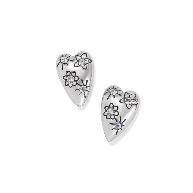 Brighton - Sparkling Heart Mini Post Earrings