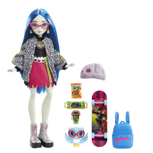 Mattel - Monster High Ghoulia Yelps Doll With Pet And Accessories