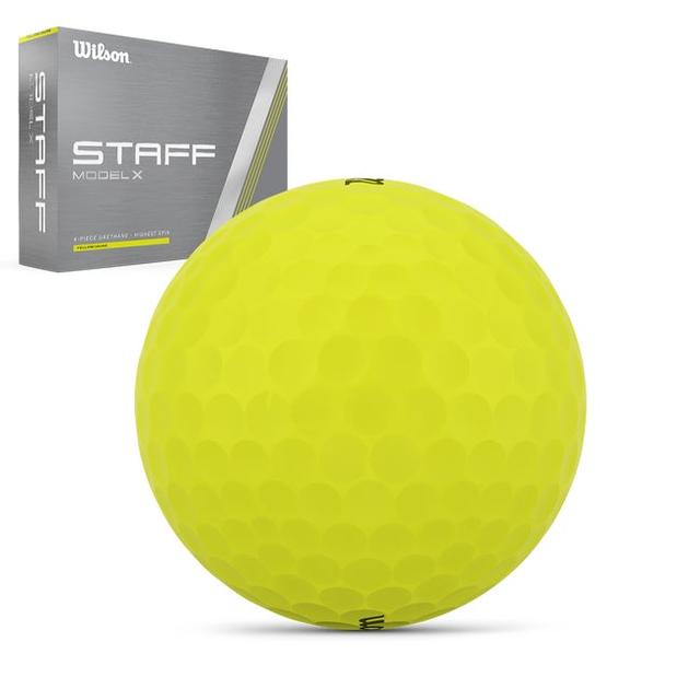 Wilson - Staff Model X Yellow Golf Ball - Custom Logo in Durham NC