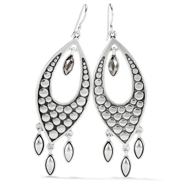 Brighton - Pebble Disc Marquise Statement French Wire Earrings