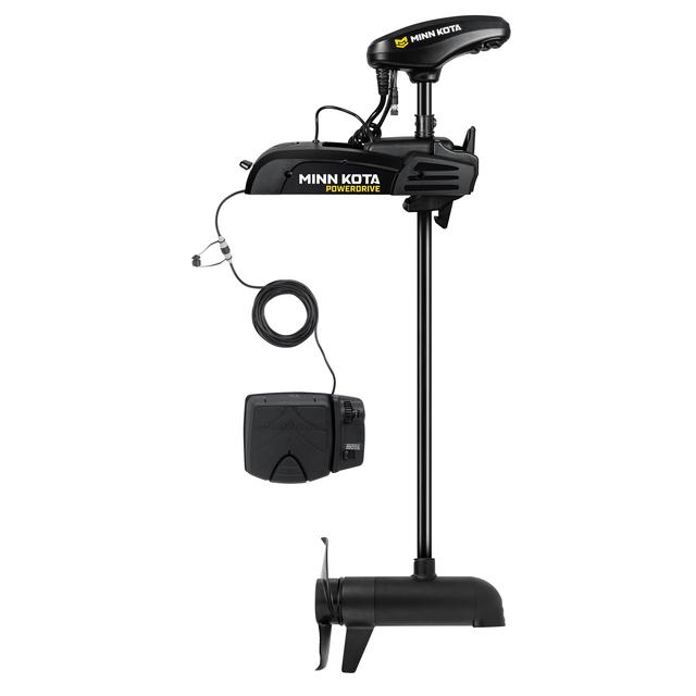 Minn Kota - PowerDrive 55 lb. Thrust, 54" Shaft, Dual Spectrum CHIRP Sonar, Foot Pedal