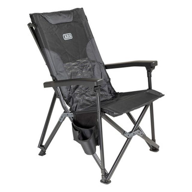 ARB USA Brand - Pinnacle Camp Chair 10500161 | Black | Steel