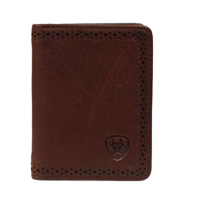 Ariat - Men's Perforated Edge Bifold Wallet in South Sioux City NE