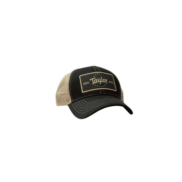 Taylor Guitars - Trucker Cap,Black/Khaki,Taylor Patch (887766081722) in Spring TX