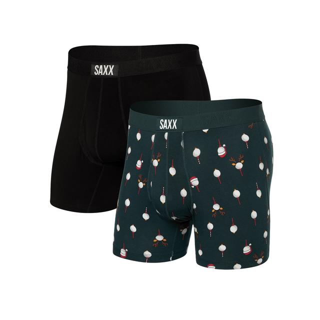 Saxx - Men's Ultra Super Soft (2 Pack) Open Fly Boxer Briefs in Silvis-IL