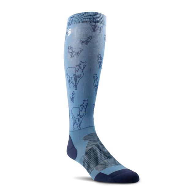 Ariat - Womens AriatTEK Slim Printed Socks in Urbana OH