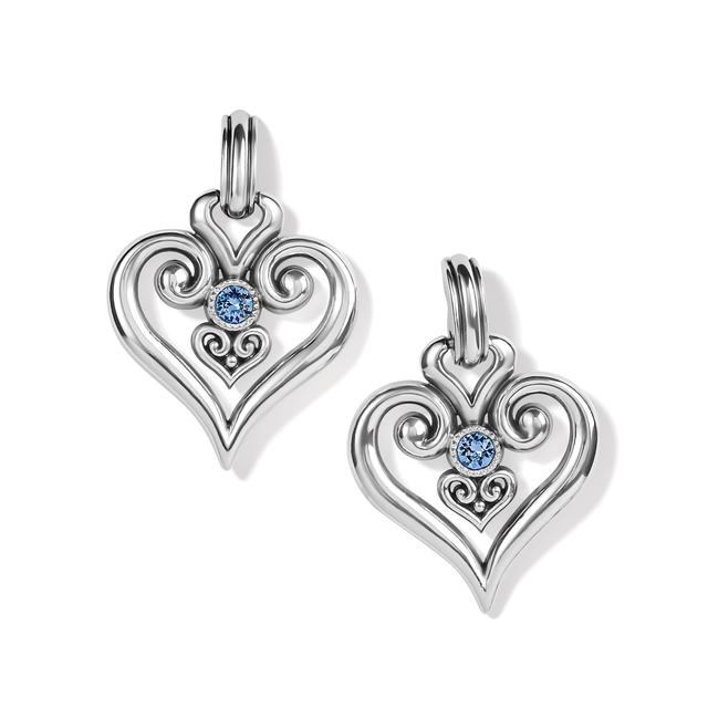 Brighton - Alcazar Heart Glint Post Drop Earrings