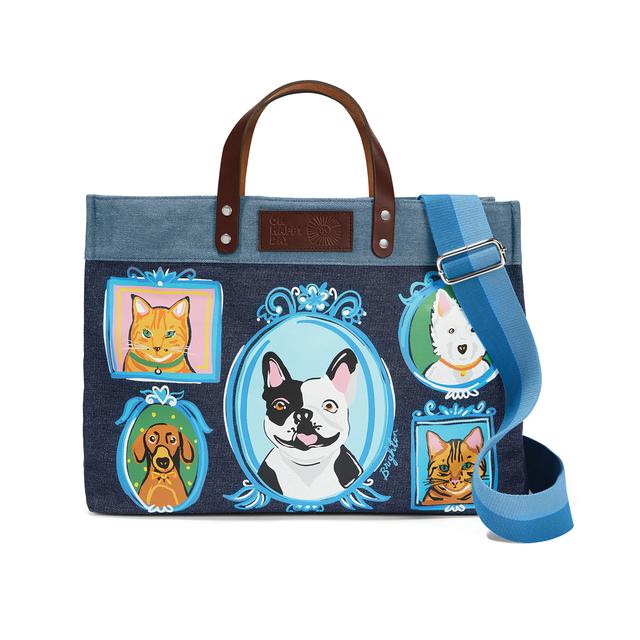 Brighton - Fur Family East West Denim Denim Tote in Malvern AR