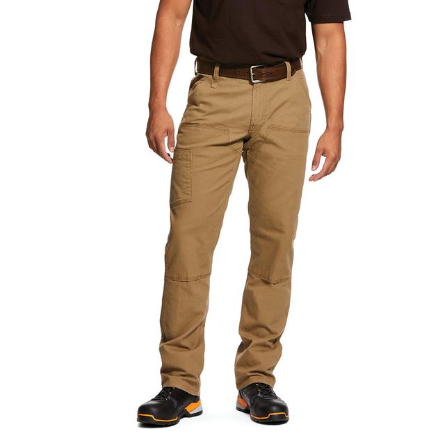 Ariat - Men's Rebar M4 Low Rise DuraStretch Made Tough Double Front Stackable Straight Leg Pant