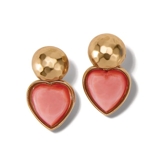 Brighton - Loving Heart Post Drop Earrings in Alma MI