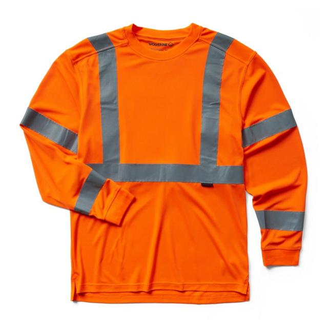 Wolverine - Caution Long Sleeve Tee - Packaged Hi Vis in Seymour IN