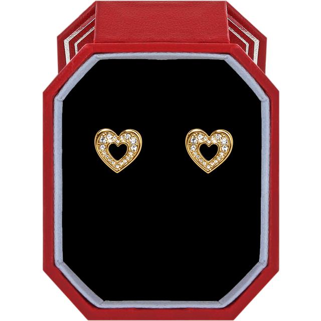 Brighton - Enchanting Heart Post Earrings Gift Box in Oblong IL