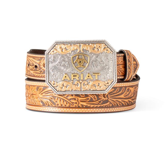 Ariat - Mens Floral Emboss Belt