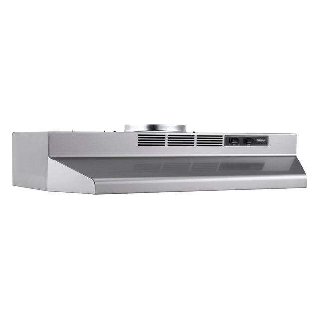 Broan-NuTone - 36-Inch Convertible Under-Cabinet Range Hood, 230 Max Blower CFM, Stainless Finish in Bridgeton MO