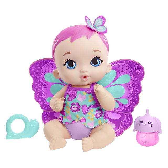Mattel - My Garden Baby Feed & Change Baby Butterfly Doll
