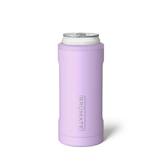 BrüMate - Hopsulator Slim | Insulated Cooler Beverage Sleeve for Travel | Lavender | 12oz Slim Cans
