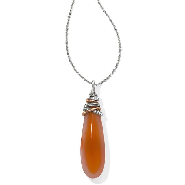 Brighton - Neptune's Rings Pyramid Drop Carnelian Necklace in Everett PA