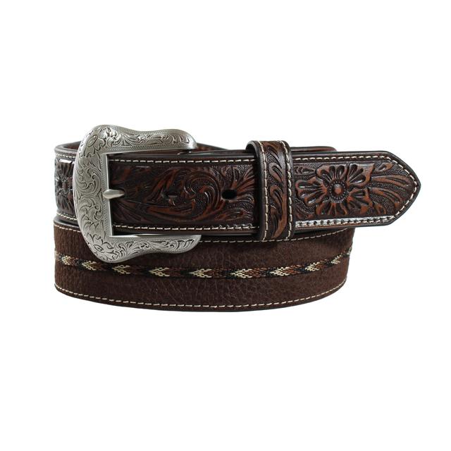 Ariat - Men's Embossed center stitch belt in Indianapolis IN