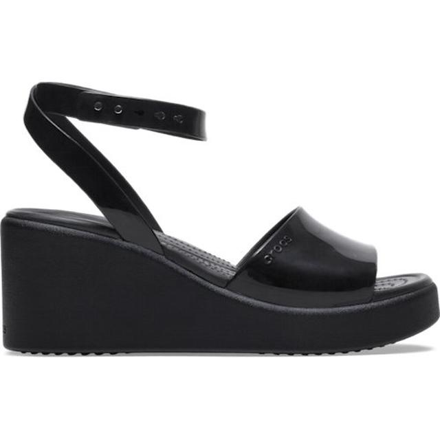 Crocs - Women's Brooklyn High Shine Ankle Strap Wedge