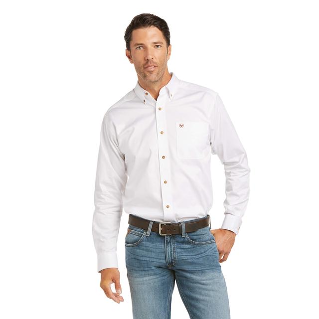 Ariat - Men's Solid Twill Fitted Shirt