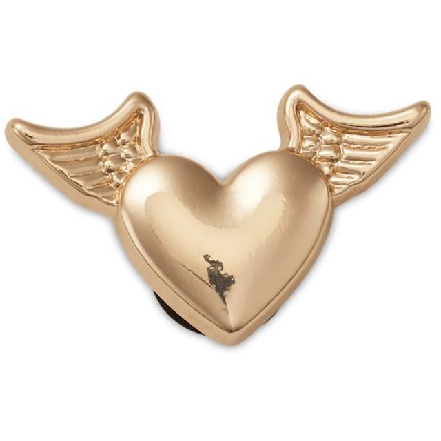 Crocs - Gold Heart with Wings in Indianapolis IN