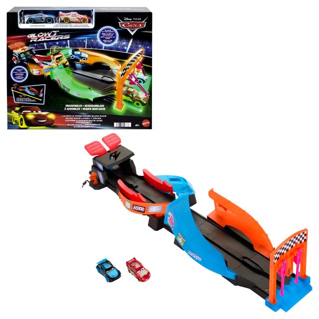 Mattel - Disney And Pixar Cars Glow Racers Launch & Criss-Cross Playset With 2 Glow-In-The-Dark Vehicles in Pasadena CA