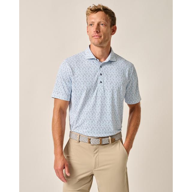Johnnie-O - Mens Performance Mesh Polo - Razz Print in Clarinda IA