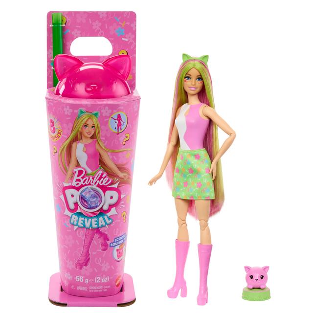 Mattel - Barbie Pop Reveal Shakes Series Scented Cute Kitten Fashion Doll in Frederic WI