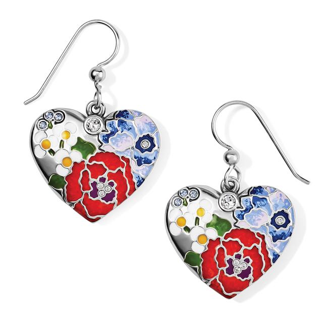 Brighton - Blossom Hill Heart French Wire Earrings in Everett-PA