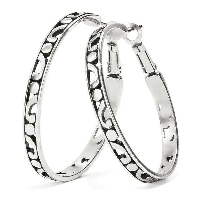 Brighton - Contempo Large Hoop Earrings in Cambria CA