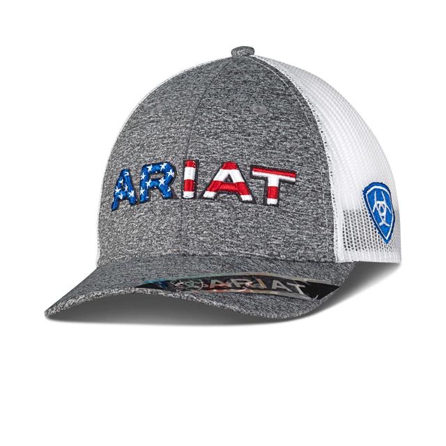 Ariat - Men's Flag Logo Mesh Snap Back Cap