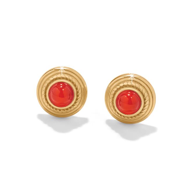 Brighton - Venetian Gems Post Earrings in Oblong IL