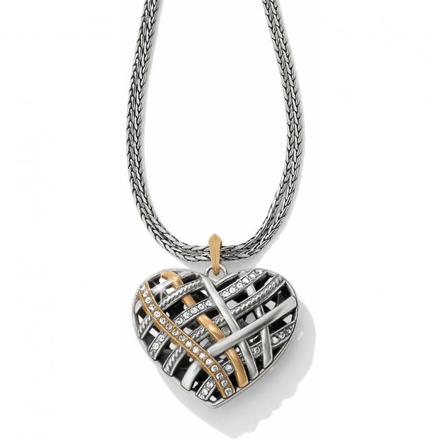 Brighton - Neptune's Rings Convertible Reversible Heart Necklace