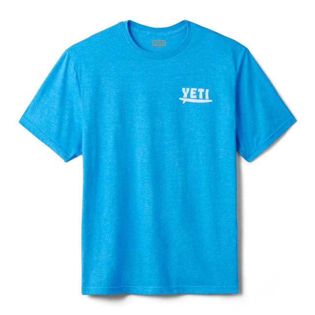 YETI - Big Wave Short Sleeve T-Shirt - Heather Sapphire - XXXL in Concord NC