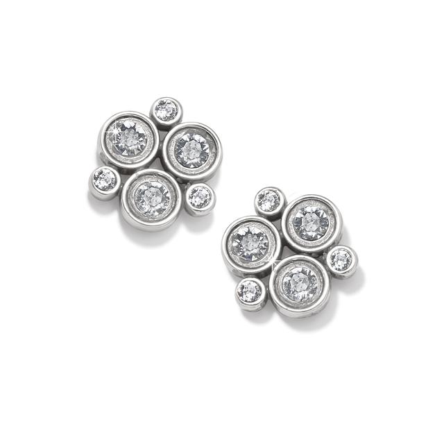 Brighton - Constella Cluster Post Earrings in Oblong IL