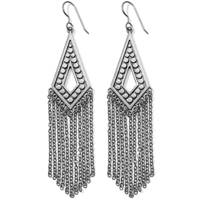 Brighton - Pebble Disc Fringe French Wire Earrings in San Diego TX