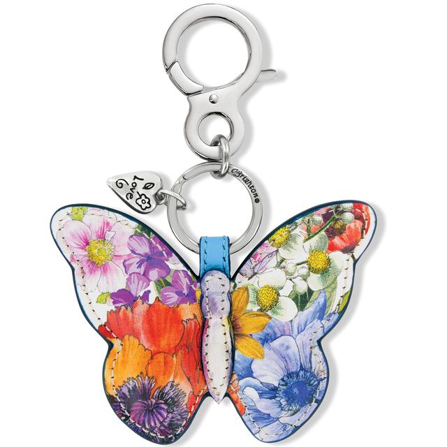 Brighton - Blossom Hill Butterfly Handbag Fob in Cambria-CA