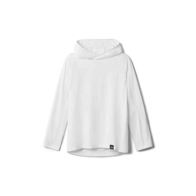 YETI - Kids' Hooded Ultra Lightweight Sunshirt - White - S in Indianapolis IN