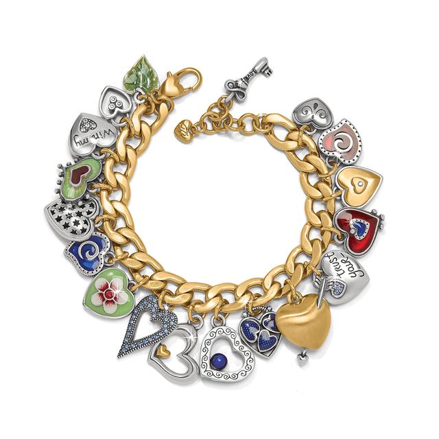 Brighton - One Heart Color Charm Bracelet in Reading PA