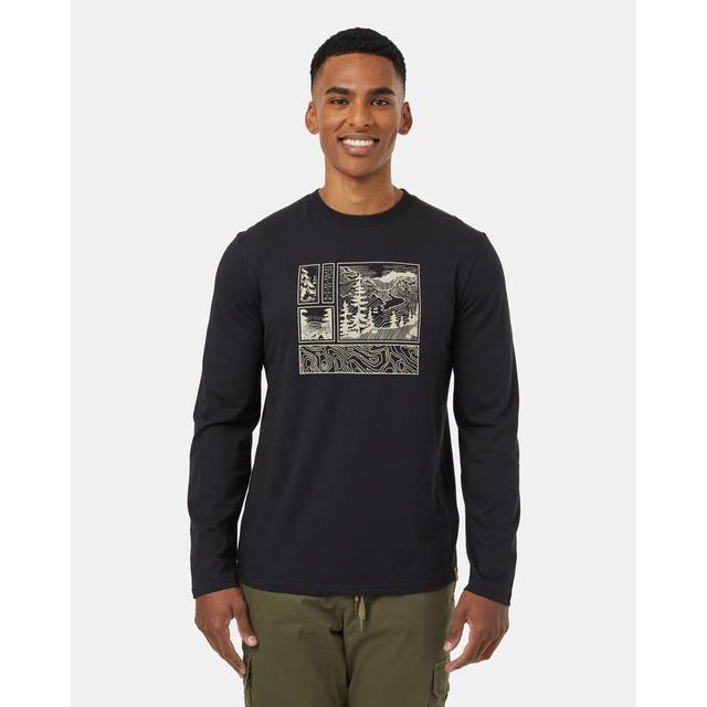 Tentree - M Topography Stamp Longsleeve in Fayetteville AR