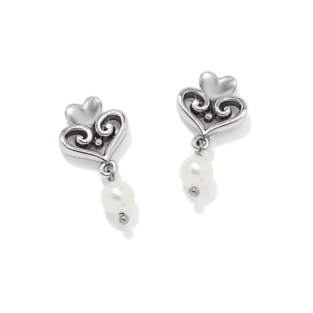 Brighton - Alcazar Amor Pearl Post Drop Earrings in Everett PA