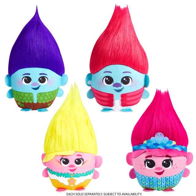 Mattel - Dreamworks Trolls Fun Fair Surprise Hairmony Mixers Plush Toys With Sound, 6-Inch Soft Dolls in Raleigh NC